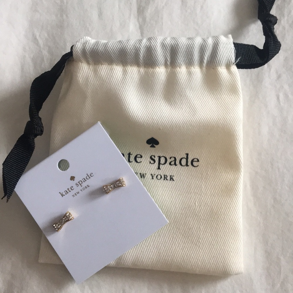 New Kate Spade bow earrings